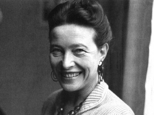 foto di simone de beauvoir